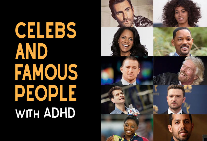 celebrities and famous people with adhd