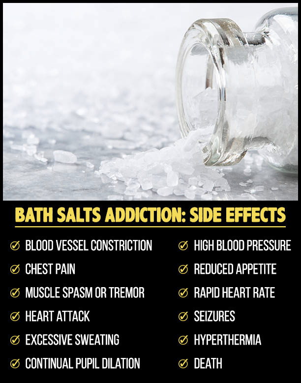 bath salts addiction side effects
