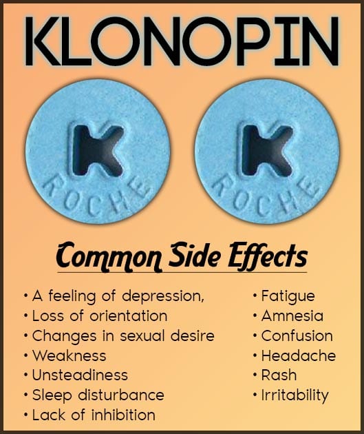 klonopin side effects