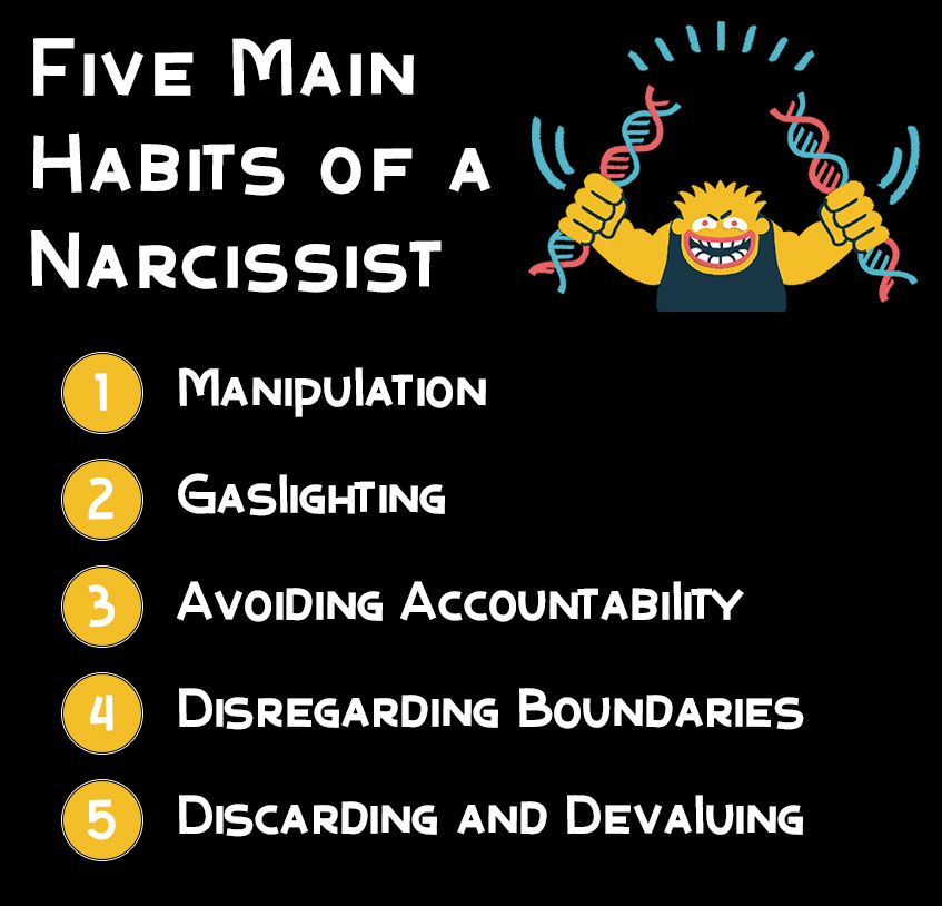 five main habits of a narcissistic